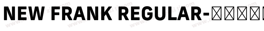 NEW FRANK REGULAR字体转换